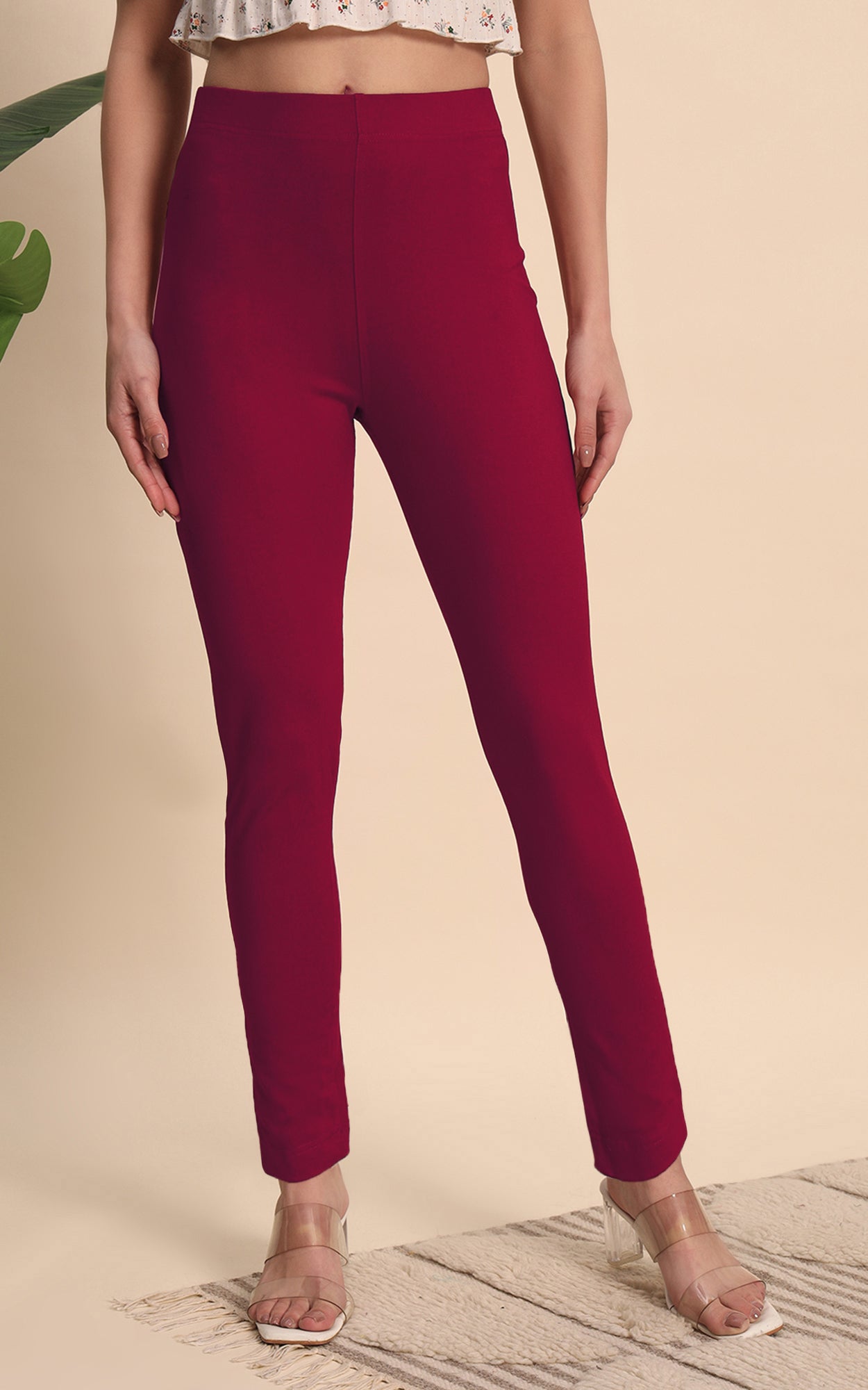 Red Hosiery Pant