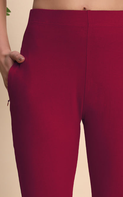 Red Hosiery Pant
