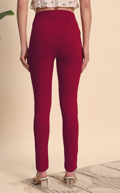 Red Hosiery Pant