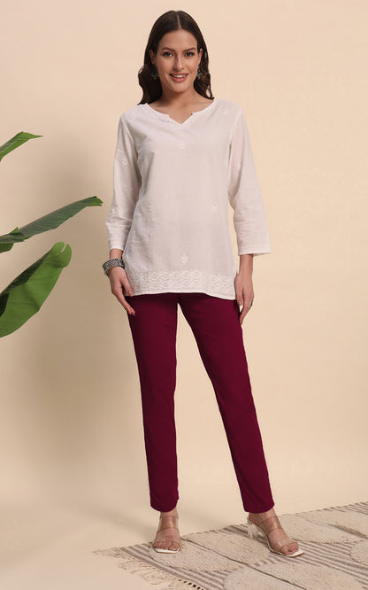 Maroon  Kurti Pant