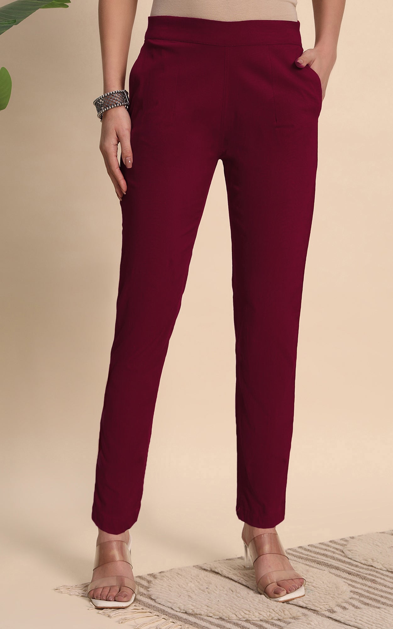 Maroon  Kurti Pant