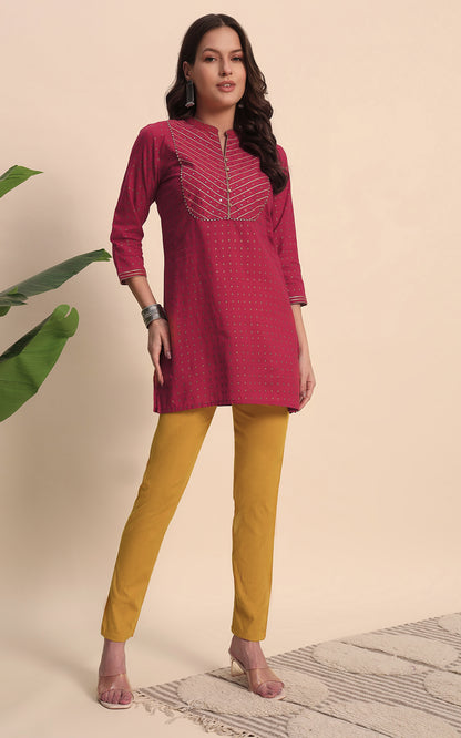 Mustered Kurti Pant