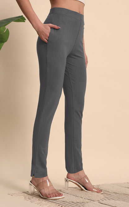 Gray Hosiery Pant