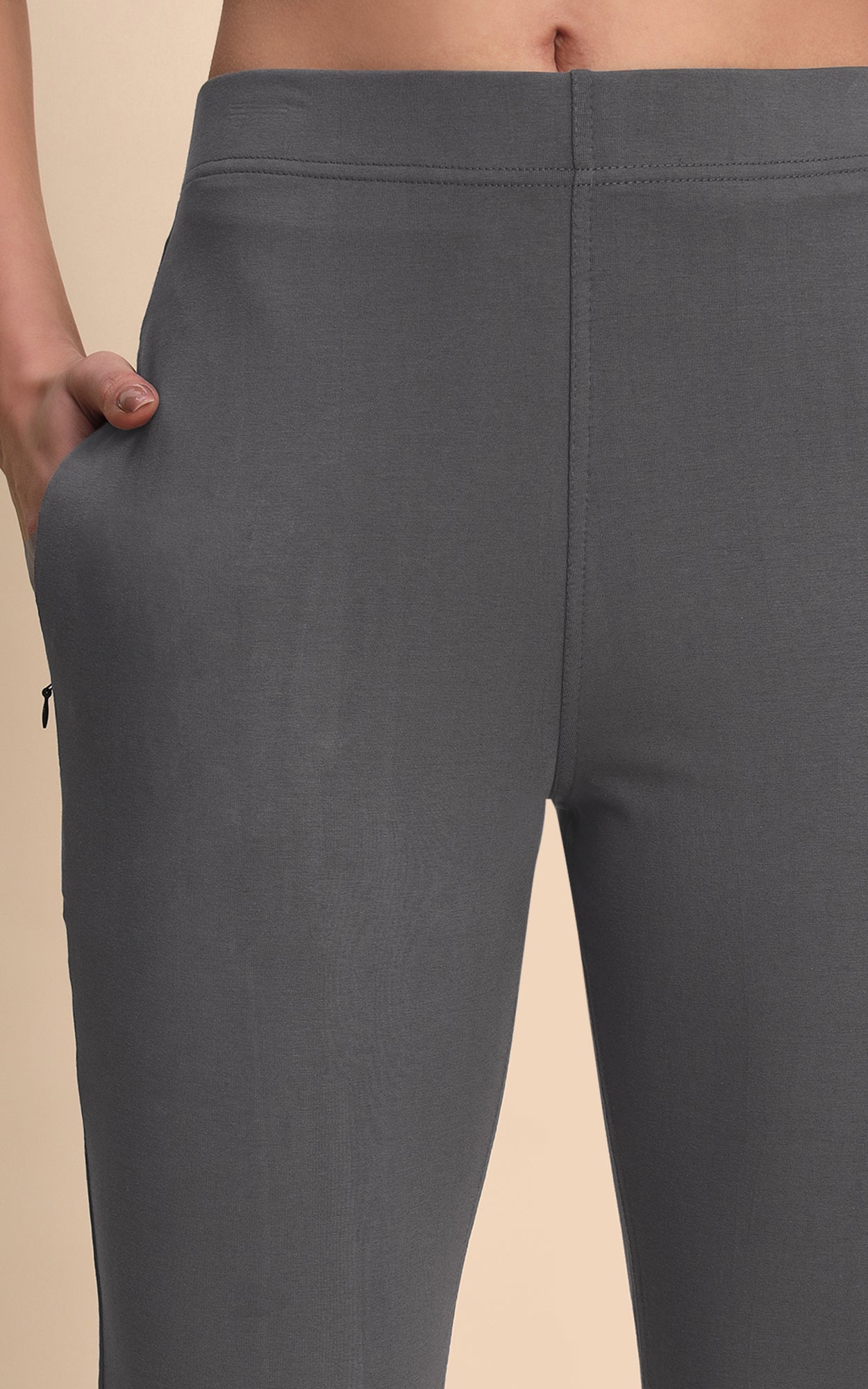 Gray Hosiery Pant