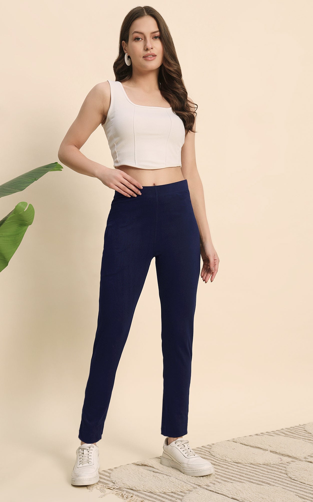Blue Hosiery Pant