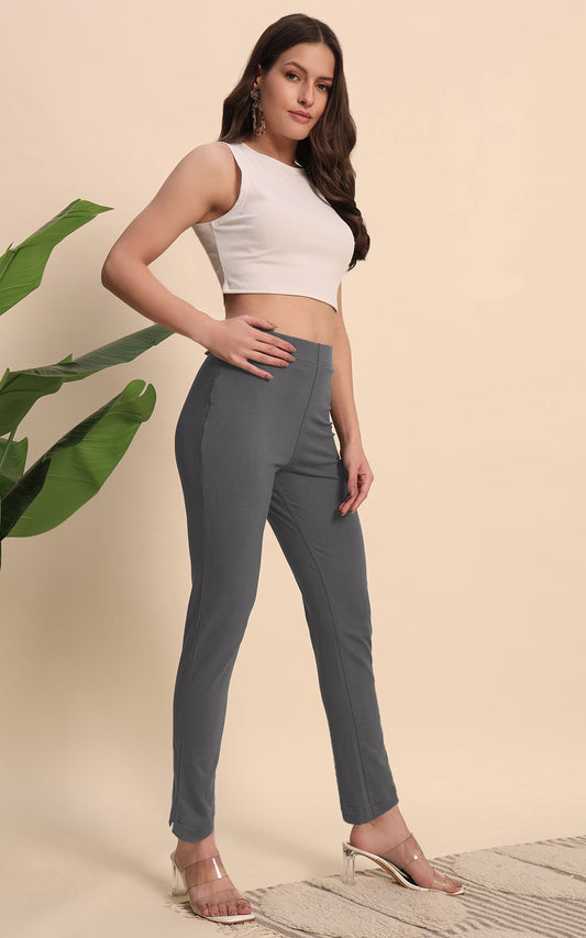 Gray Hosiery Pant