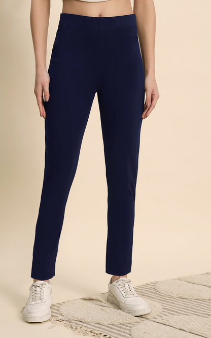 Blue Hosiery Pant