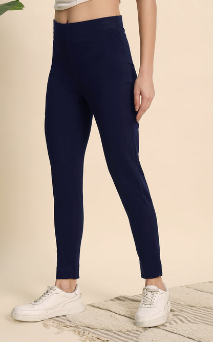 Blue Hosiery Pant