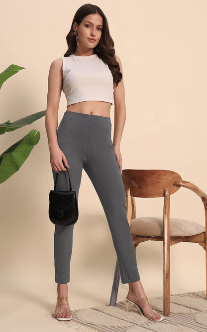 Gray Hosiery Pant
