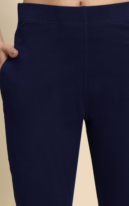 Blue Hosiery Pant