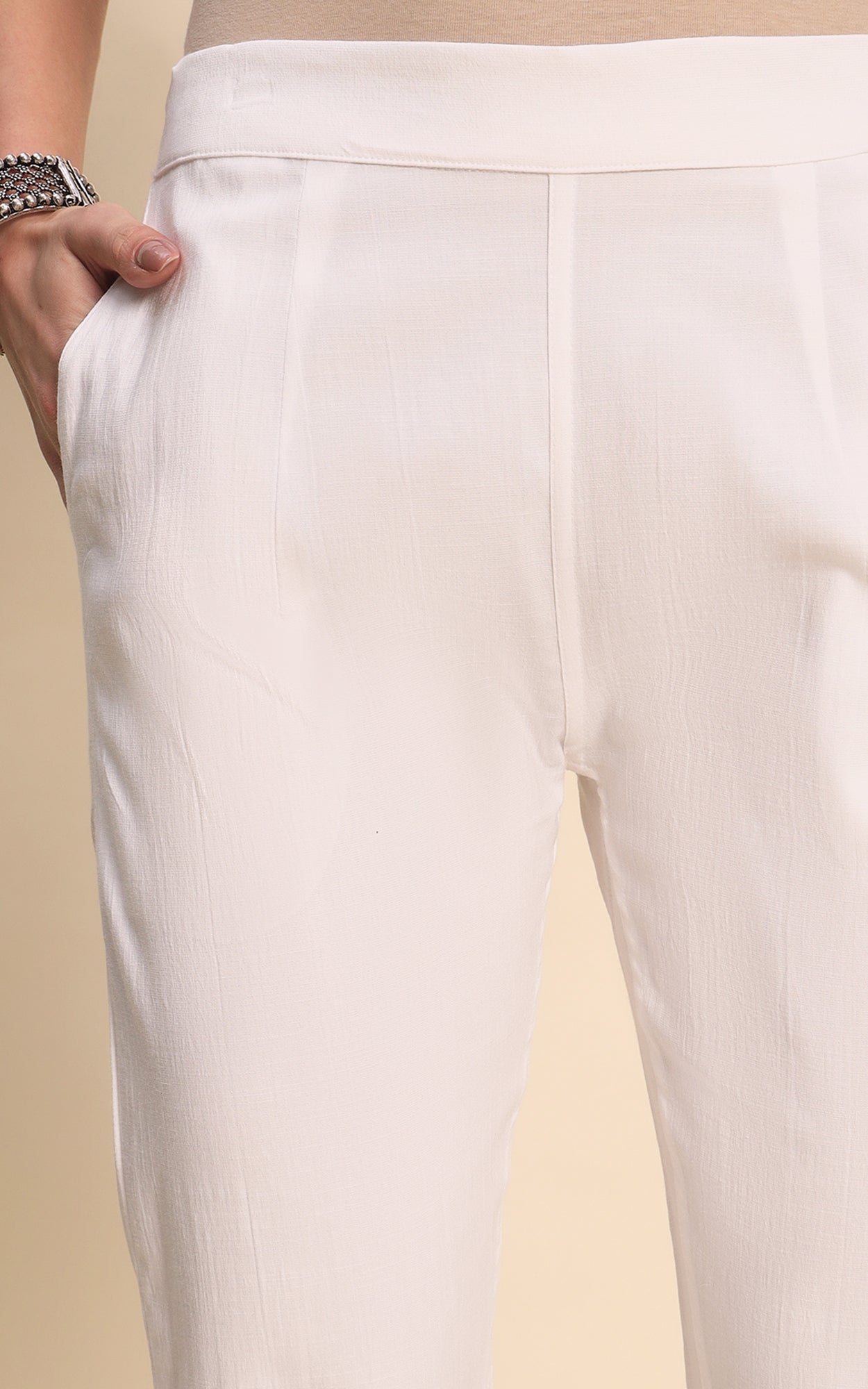 White Kurti Pant