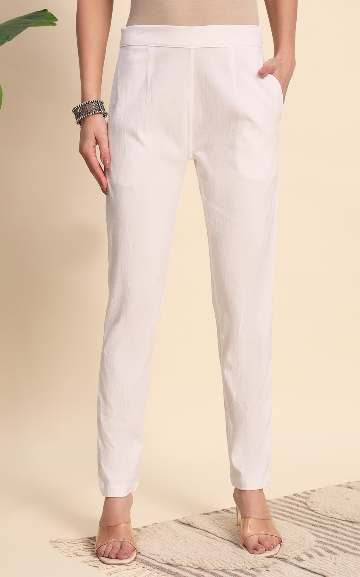 White Kurti Pant