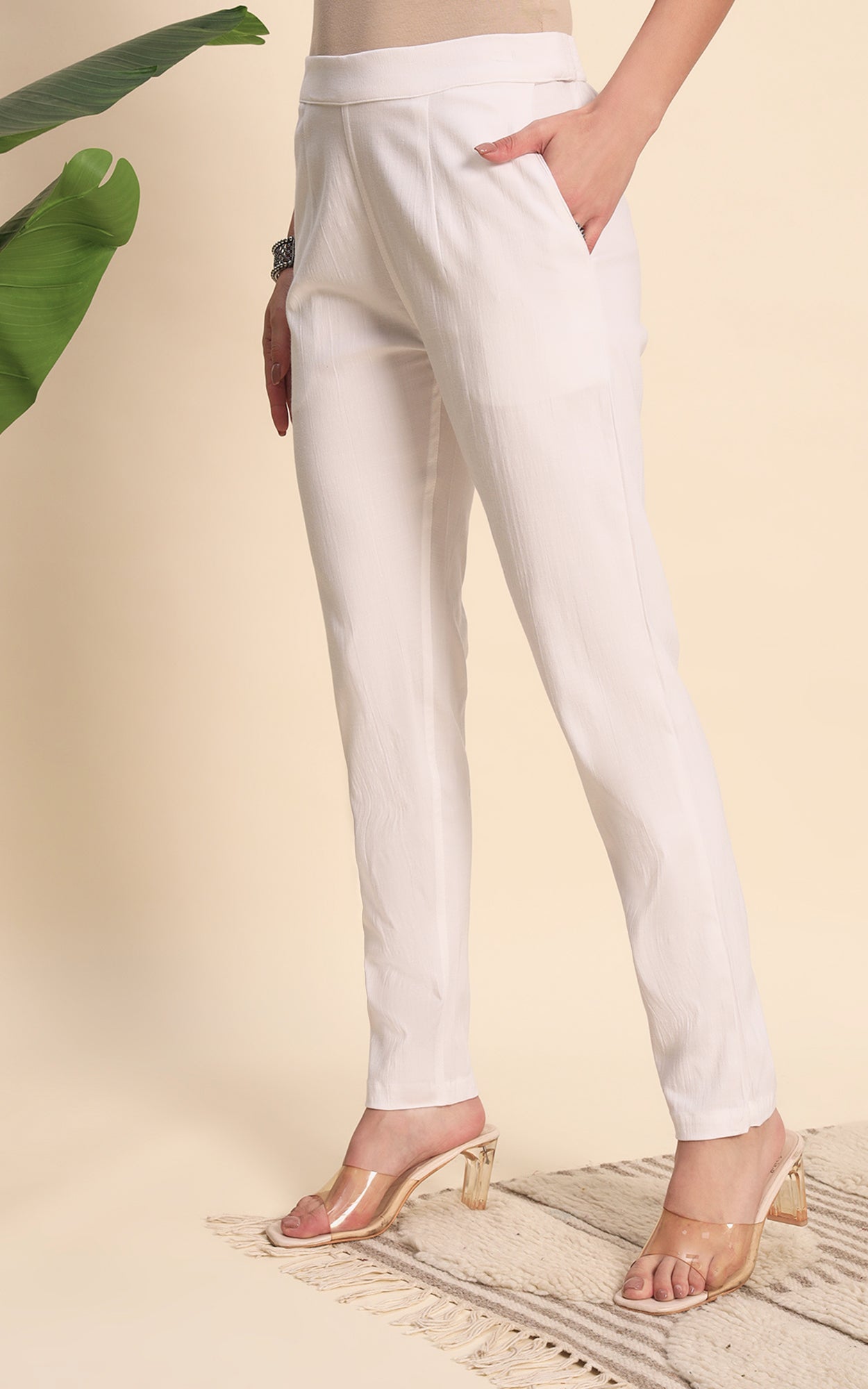 White Kurti Pant