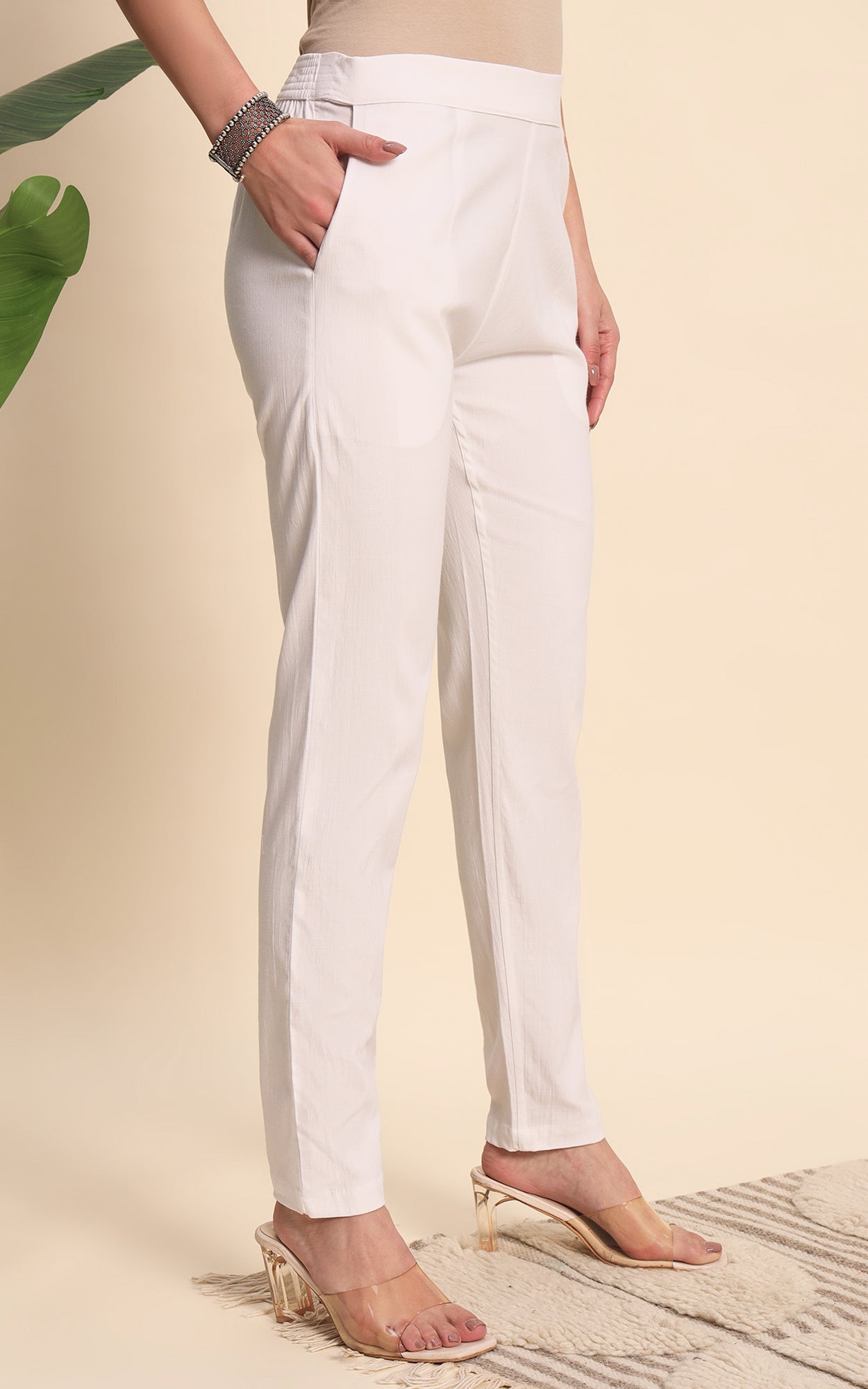 White Kurti Pant