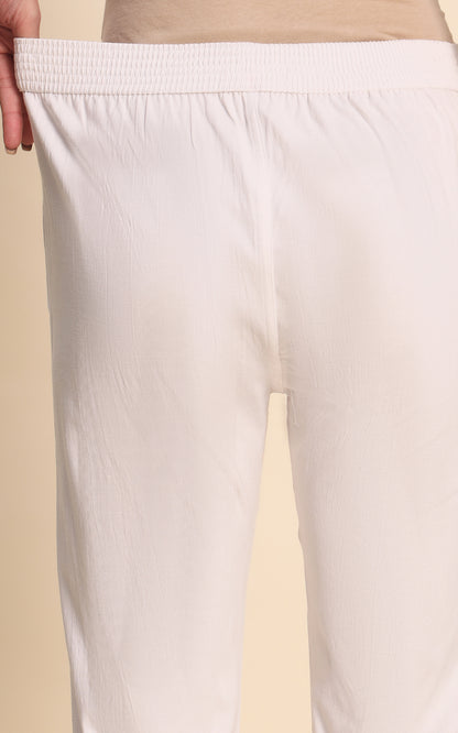 White Kurti Pant