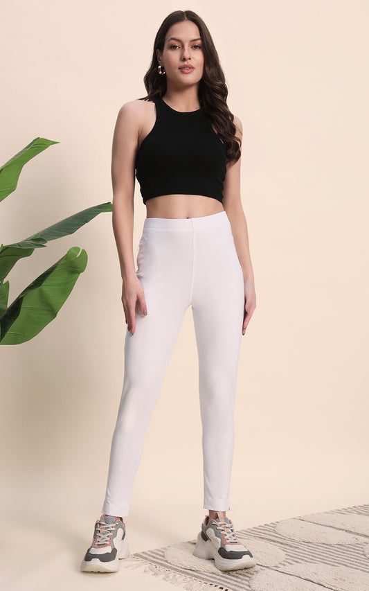White Gym Pant