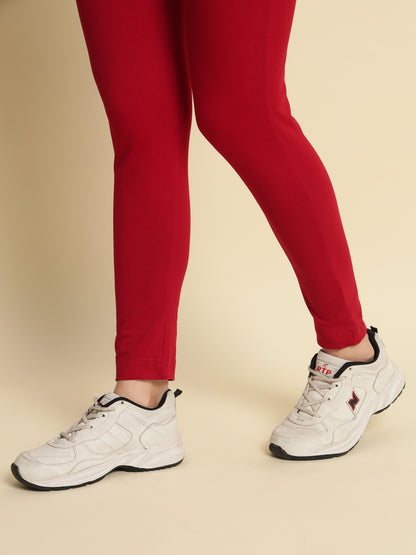 Red 4-Way Stretchable Pant