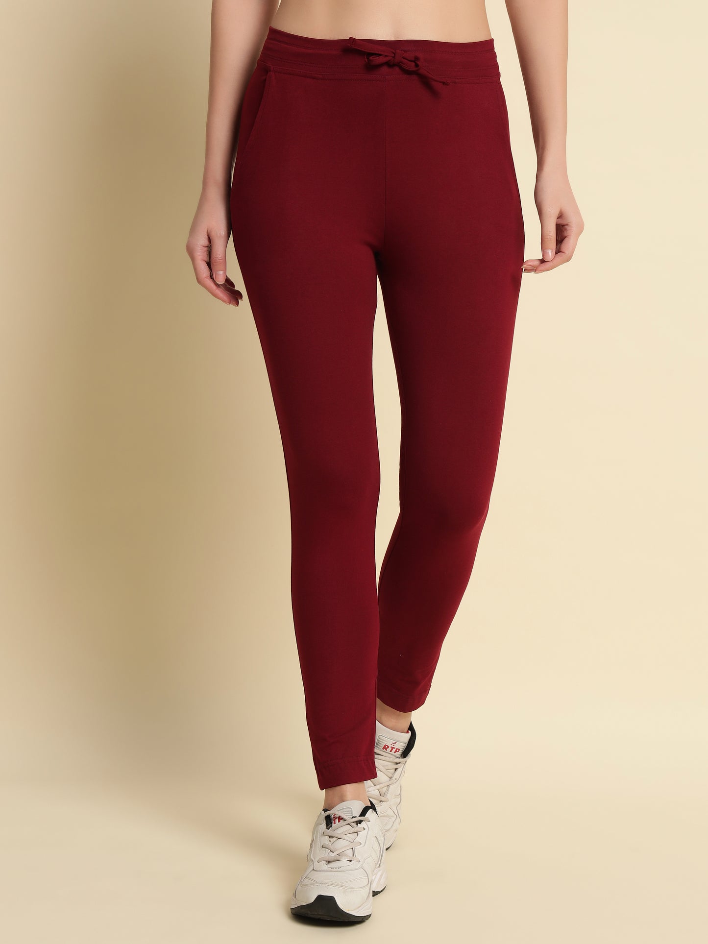 Maroon 4-Way Stretchable Pant