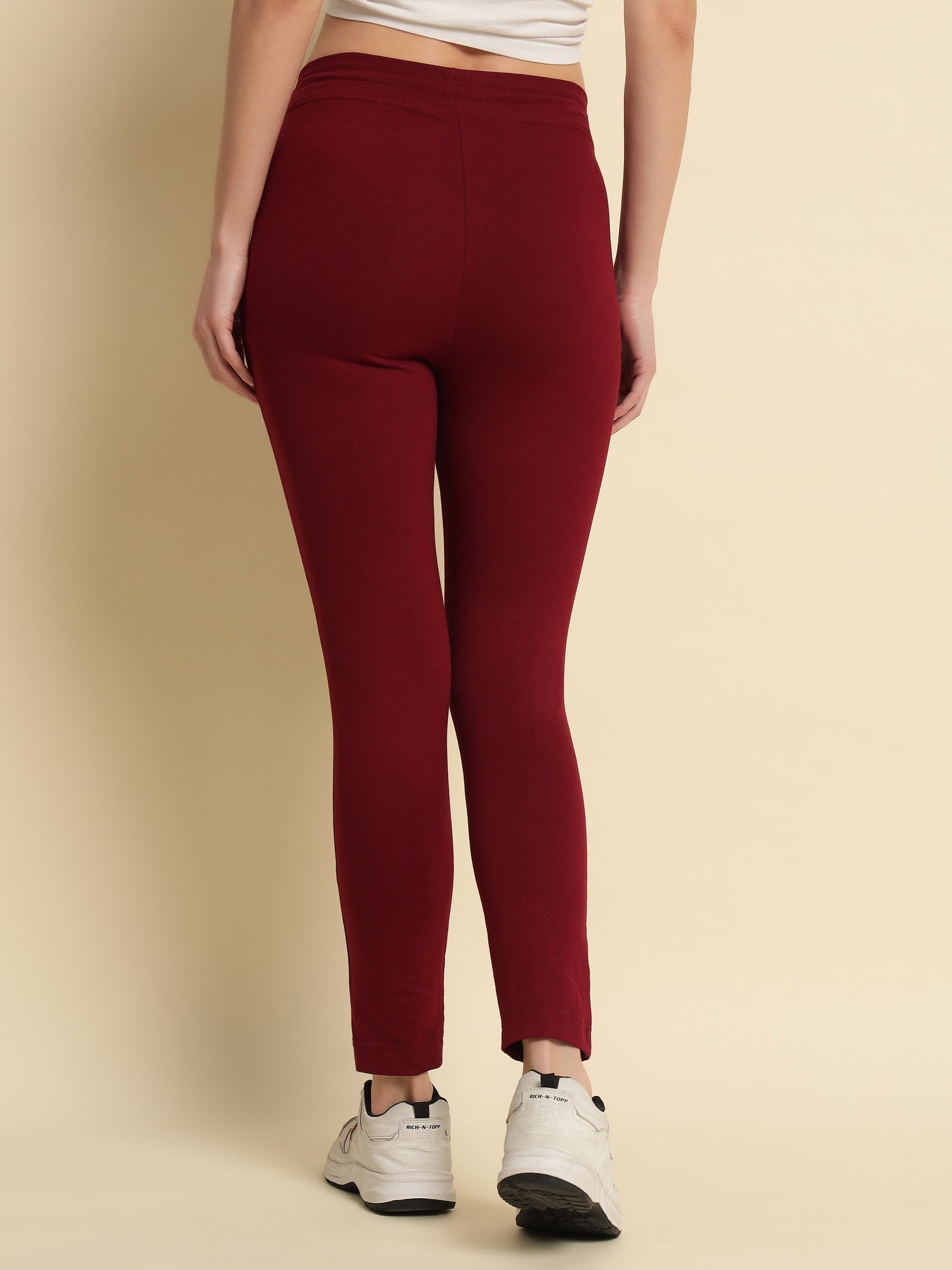 Maroon 4-Way Stretchable Pant