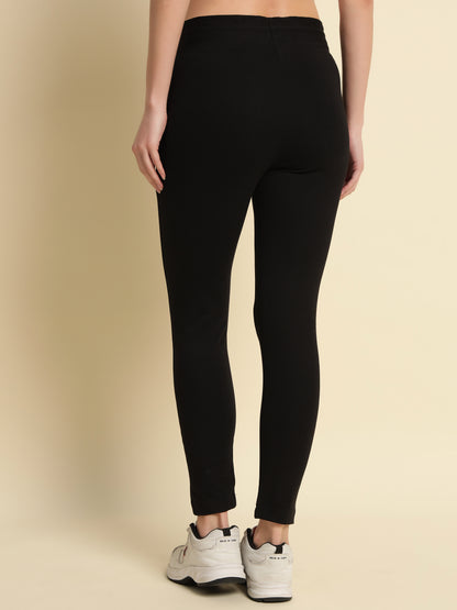Black 4-Way Stretchable Pant