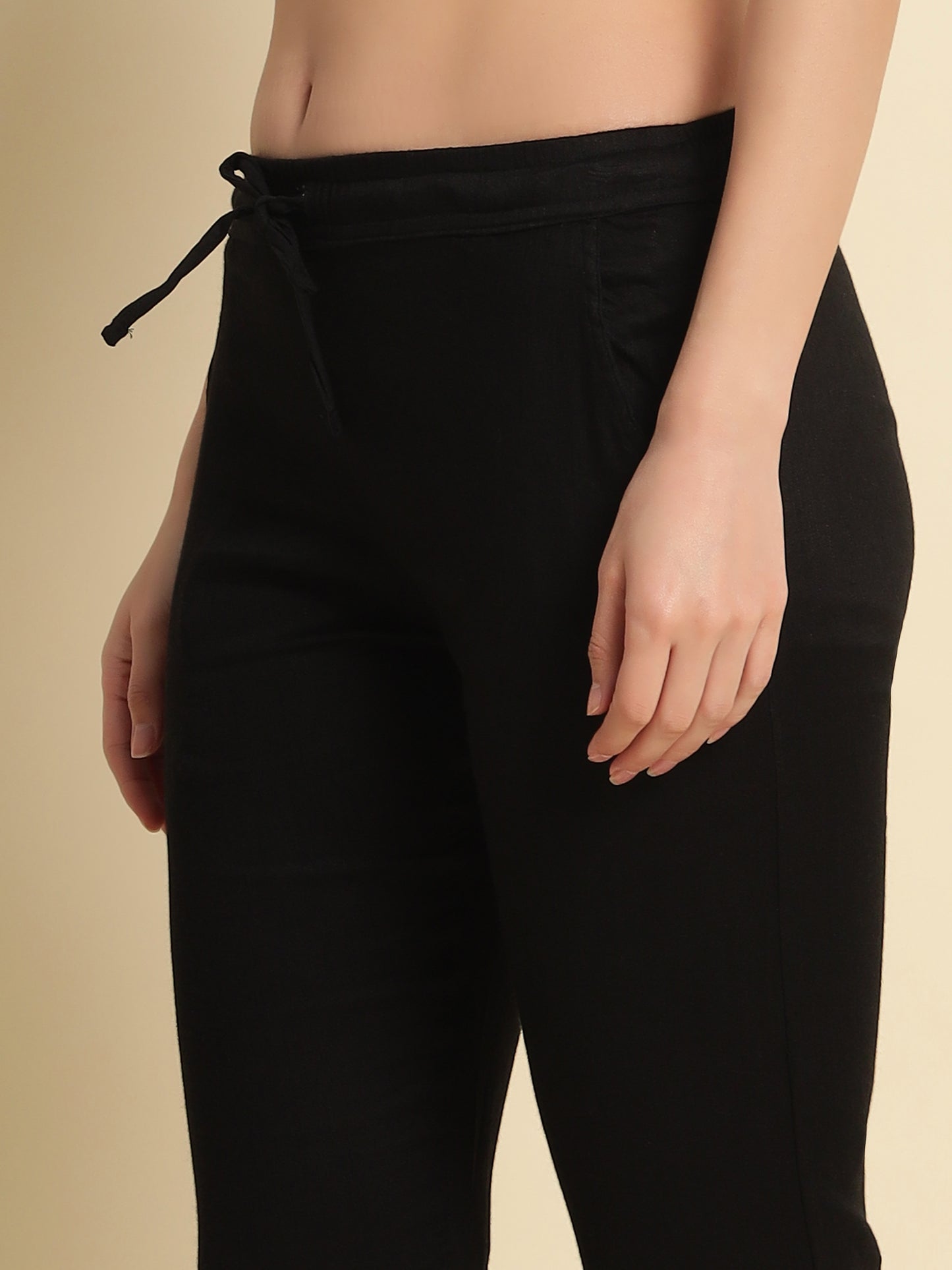 Black Track Pant