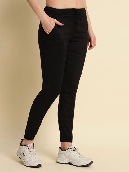 Black Track Pant