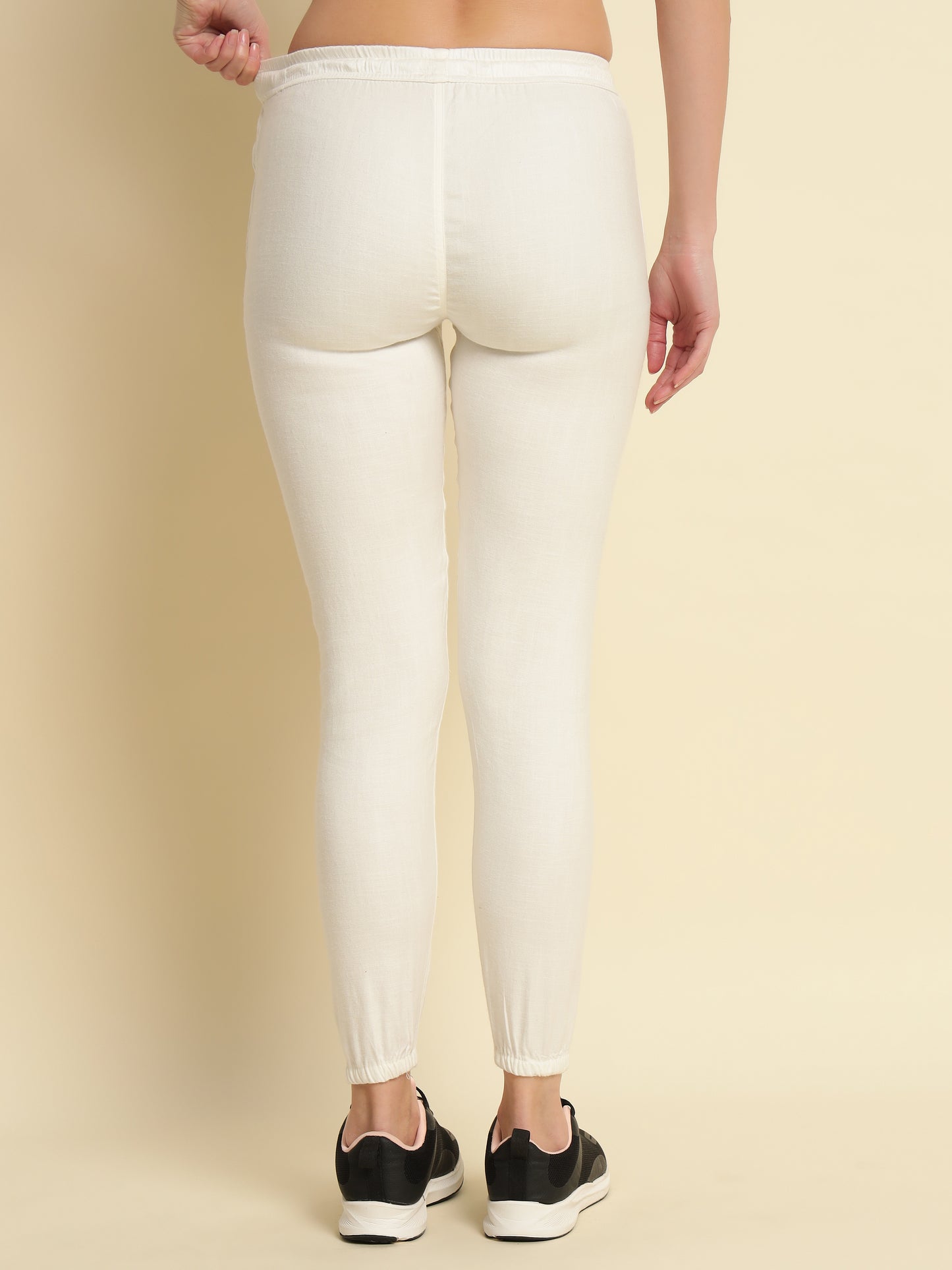 White Track Pant