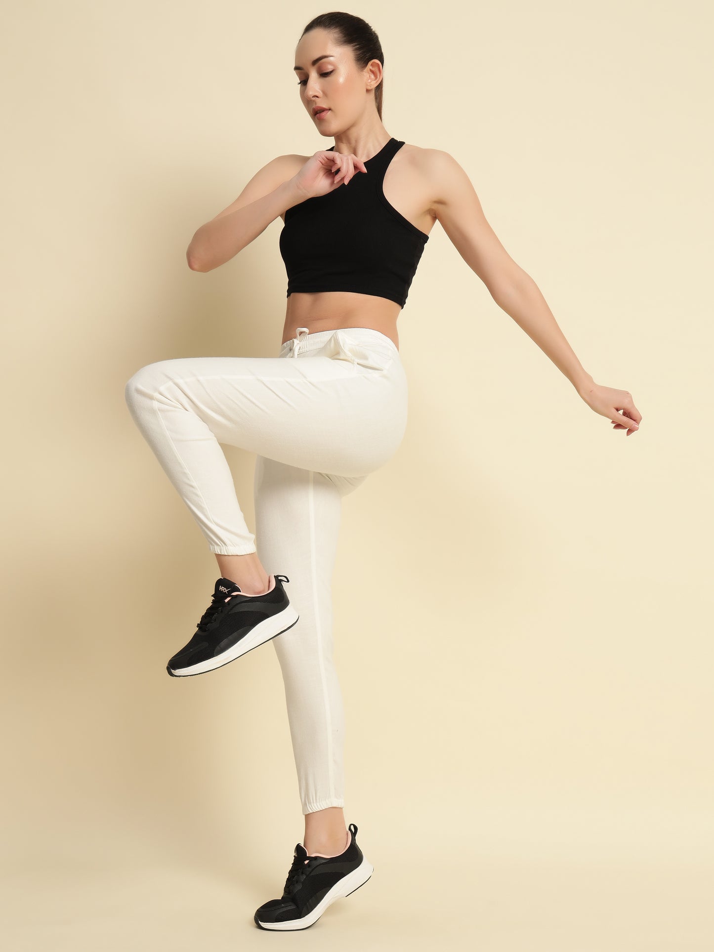 White Track Pant
