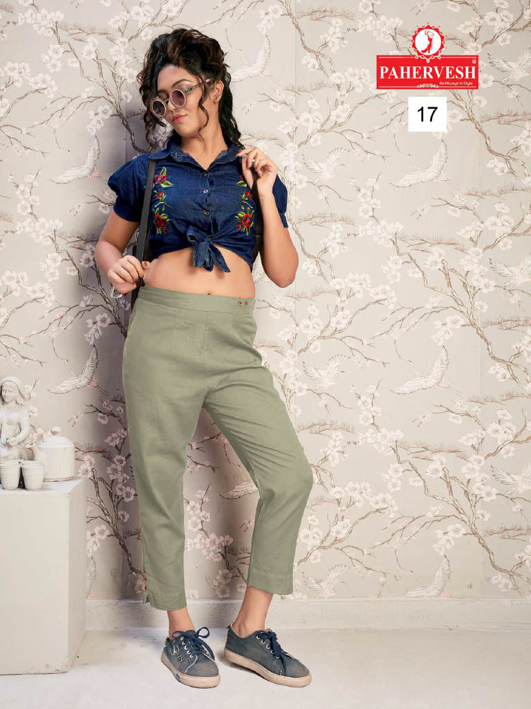 Liveable  Green Cotton Pant