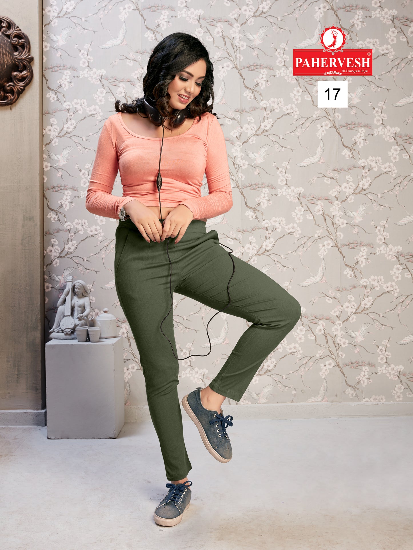 Olive Green Kurti Pant