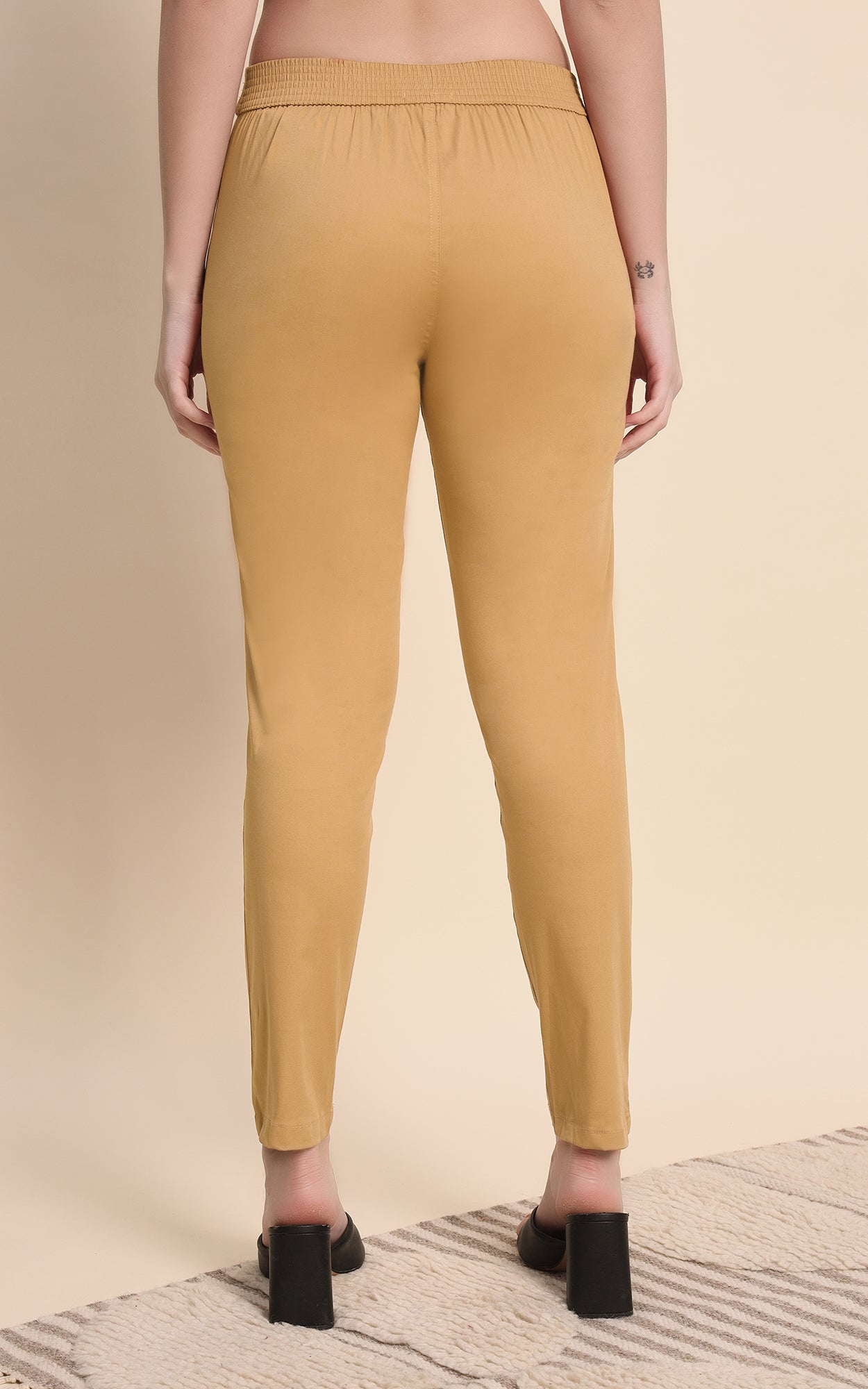 Skin Cotton Lycra Pants