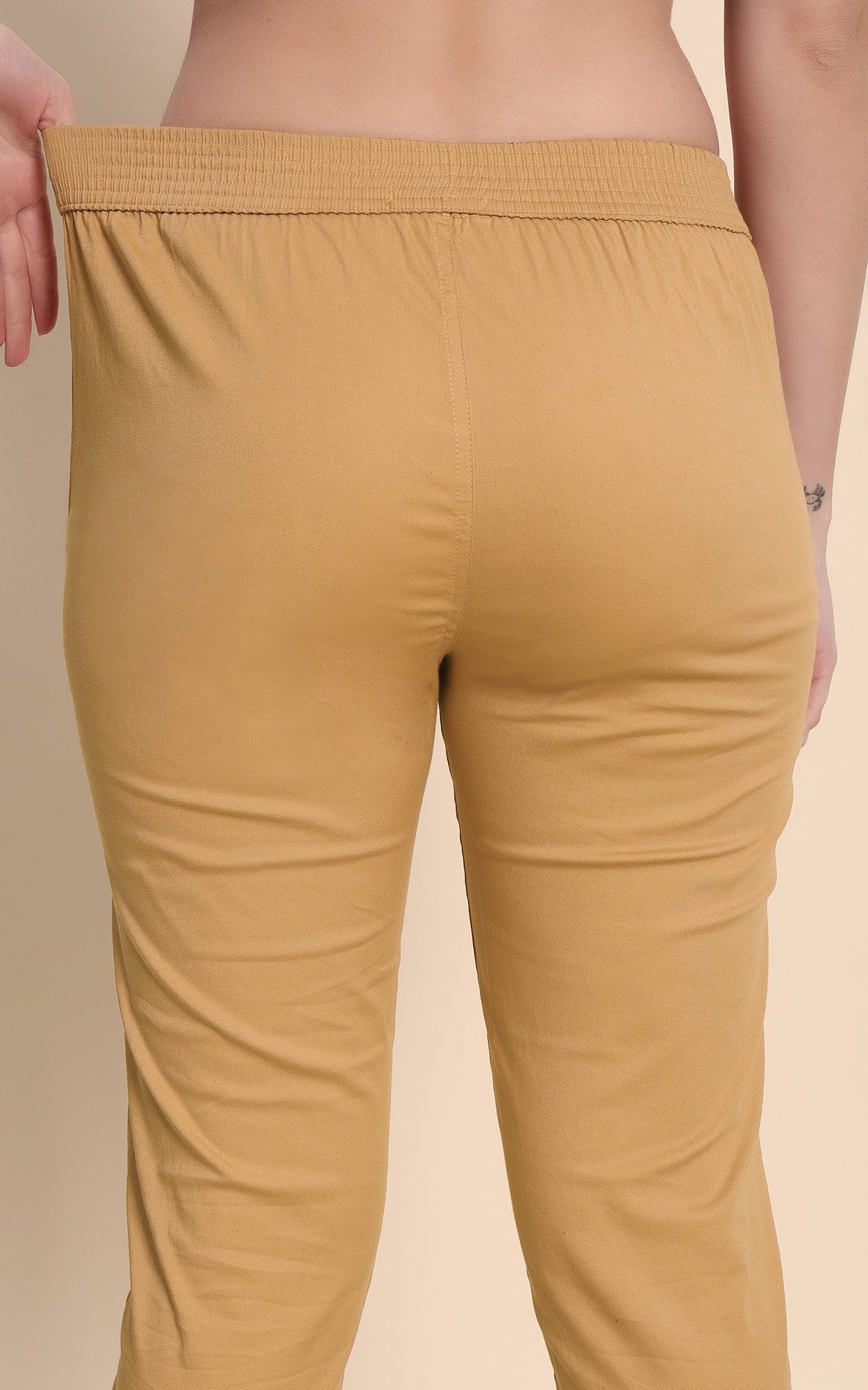 Skin Cotton Lycra Pants